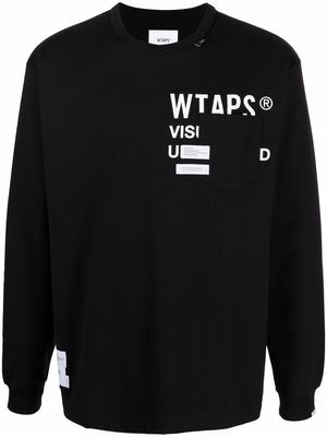 WTAPS Insect 02 crew neck sweater - Black