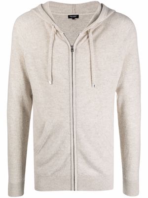 Ron Dorff zipped cashmere hoodie - Neutrals