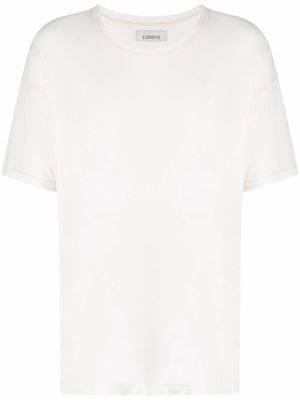 Laneus crewneck jersey T-shirt - White