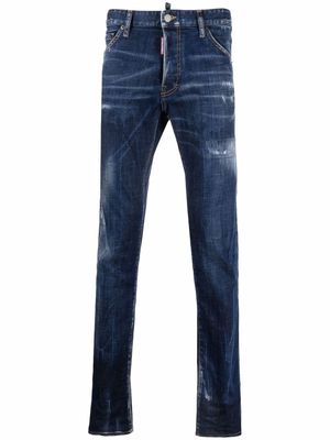 Dsquared2 mid-rise slim-fit jeans - Blue