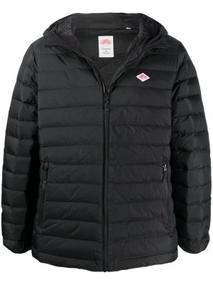 Danton hooded quilted-down jacket - Black