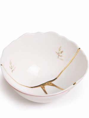Seletti Kintsugi fruit bowl - White