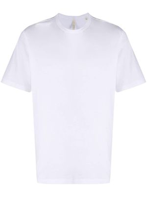 Sunflower crew-neck cotton T-shirt - White