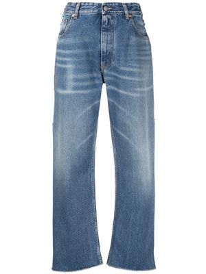 MM6 Maison Margiela mid-rise wide-leg jeans - Blue