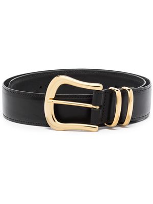 Black & Brown Marina leather belt