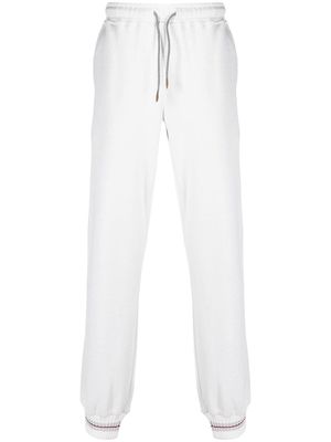 Eleventy drawstring straight-leg track pants - White
