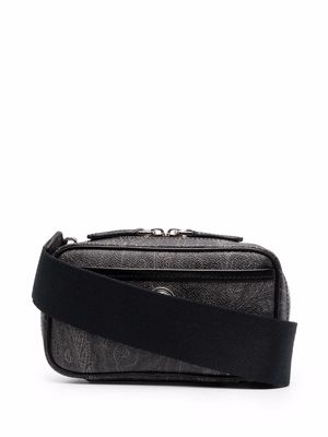 ETRO paisley-print shoulder bag - Black