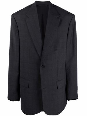 Balenciaga boxy single-breasted jacket - Grey