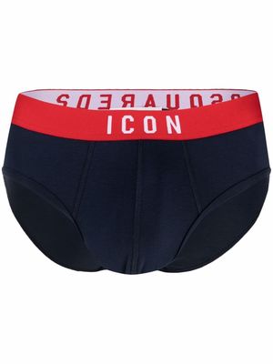 Dsquared2 ICON waistband briefs - Blue