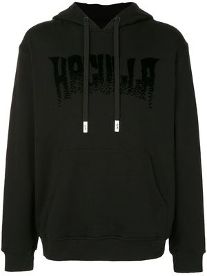 Haculla logo detail hoodie - Black