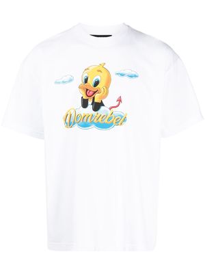 DOMREBEL Naughty cartoon-print T-shirt - White