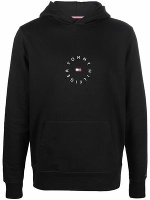 Tommy Hilfiger logo-print hoodie - Black