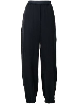 Emporio Armani plain casual trousers - Black