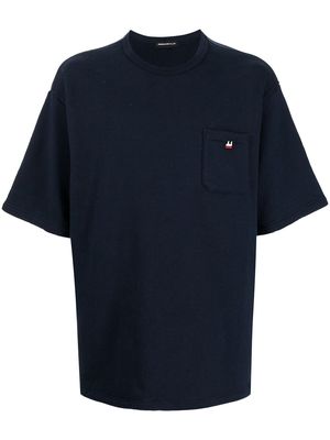 UNDERCOVER drop-shoulder cotton T-shirt - Blue