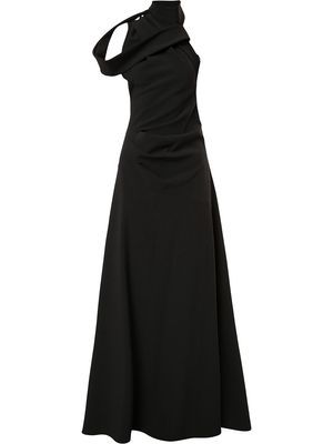 Maticevski high-neck asymmetric gown - Black