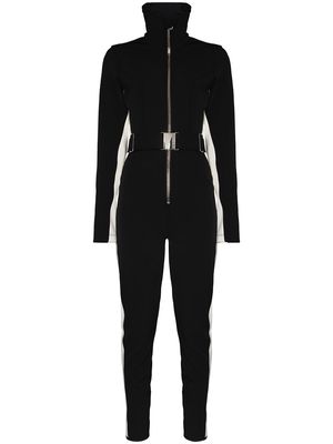 Cordova Signature side-stripe ski suit - Black