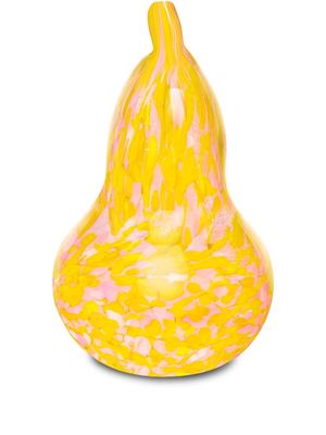 Stories of Italy Macchia pear paperweight - Yellow