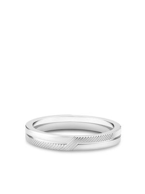 De Beers Jewellers 18kt white gold The Promise band ring - Silver