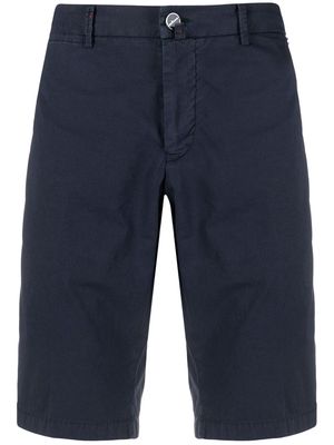 Kiton knee-length chino shorts - Blue