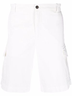 Eleventy cargo bermuda shorts - White