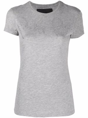 Philipp Plein round neck short-sleeved T-shirt - Grey