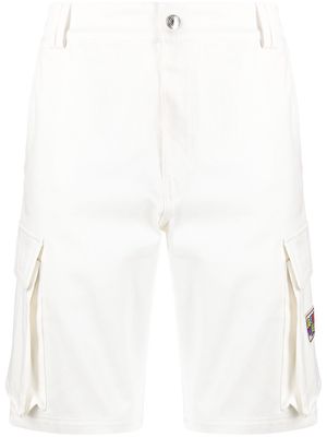 Gcds high-rise Bermuda shorts - White
