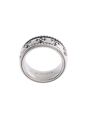 Nialaya Jewelry enameled ring - Silver