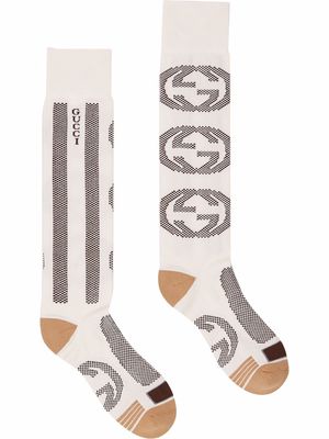 Gucci Interlocking G socks - White