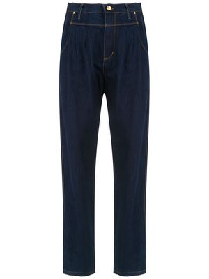 Amapô pleated Kingston trousers - Blue