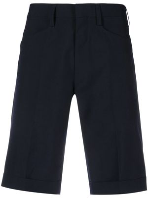 Kolor tailored wool-blend shorts - Blue