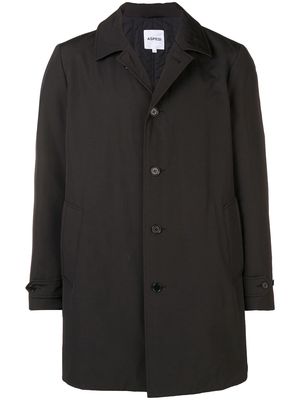 ASPESI loose fit buttoned coat - Black