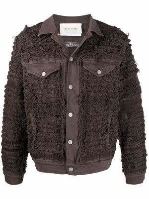 1017 ALYX 9SM embroidered button-down jacket - Brown