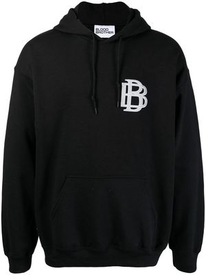 Blood Brother North Laine logo-embroidered hoodie - Black
