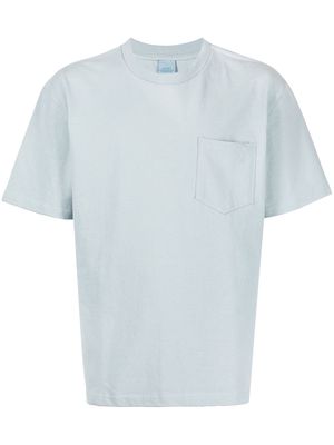Suicoke chest-pocket cotton T-shirt - Blue