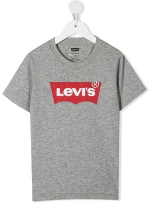 Levi's Kids logo-print cotton T-shirt - Grey