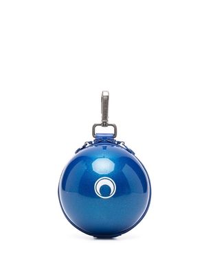Marine Serre spherical mini bag - Blue