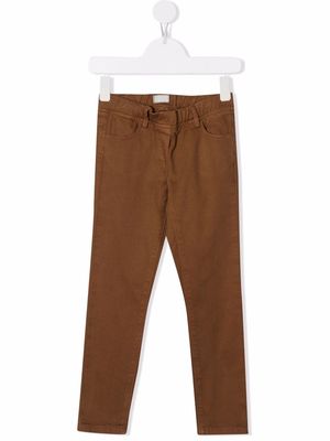 Il Gufo straight-leg trousers - Brown
