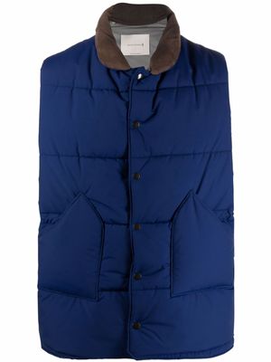 Mackintosh padded gilet jacket - Blue