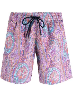 ETRO paisley-print swim shorts - Pink