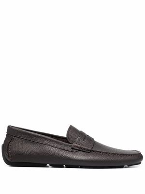 Bally slip-on leather moccasins - Brown