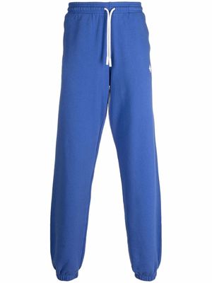 Marcelo Burlon County of Milan logo-embroidered track pants - Blue