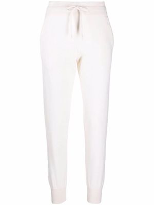 Fedeli casual track pants - White