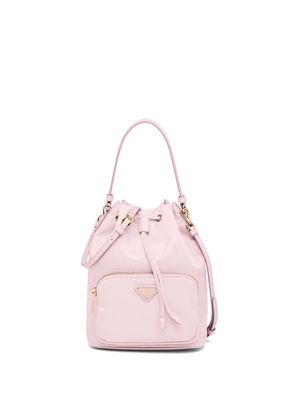 Prada Duet re-nylon shoulder bag - Pink