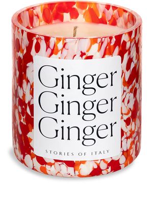 Stories of Italy Macchia Ginger scented candle - Red