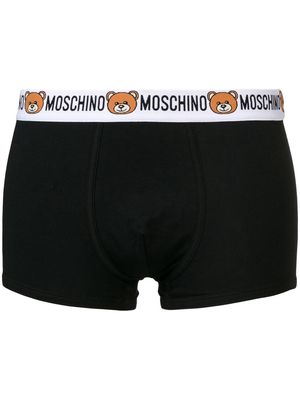 Moschino logo boxers - Black
