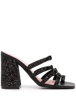 Macgraw Dorothy glitter-detail sandals - Black