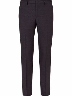 Fendi FF-motif tailored trousers - Grey