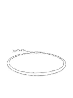 Monica Vinader Double Chain anklet - Silver