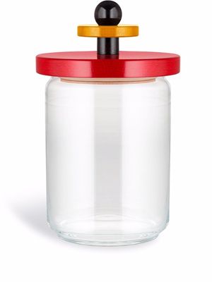 Alessi 100 Values Collection glass jar - White