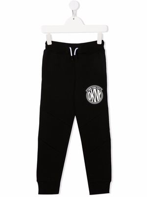 Dkny Kids logo-print track pants - Black